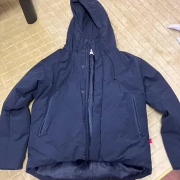 EDWIN 네이비 다운 자켓 M
