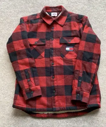 TOMMY JEANS 체크 보아 안감 자켓 L 남성용