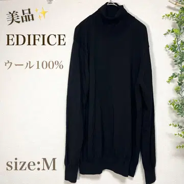 [새상품급] EDIFICE 에디피스 14게이지 울 터틀넥 니트