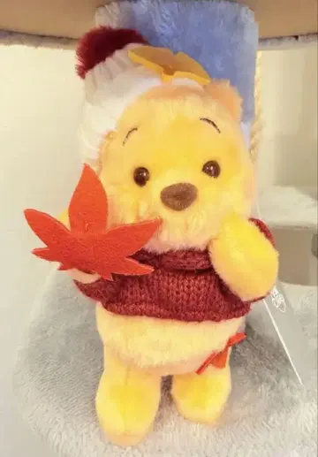 디즈니 스토어 푸우 봉제 인형 키링 키체인