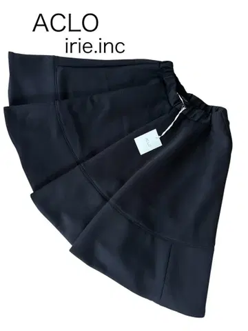 ACLO 아크로 블랙 플레어 스커트 새상품