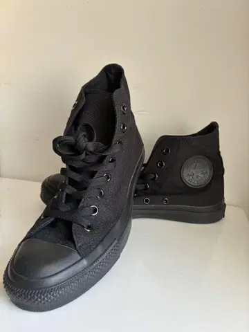 Inverse all star7 블랙 하이컷 스니커즈 25.5cm