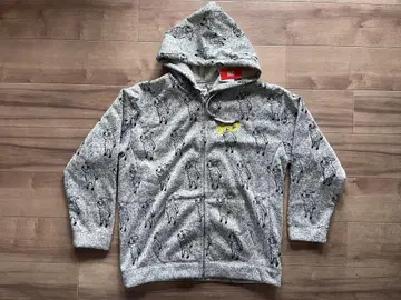 graniph 라무 초프 올 패턴 후드티 M