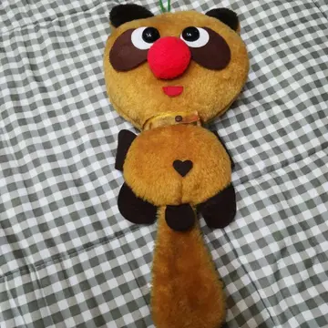 쇼와 레트로 너구리 봉제 인형