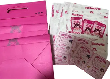 mellojoy 쇼핑백 매직 파우더 종이 프로필 카드