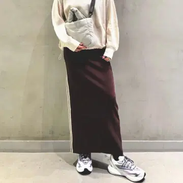 adidas/아디다스 I라인 스커트/쓰리스트라이프 W799