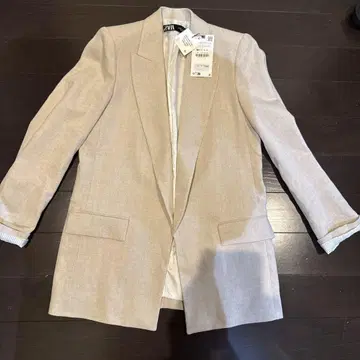 ZARA 베이지 테일러드 자켓 XS 사이즈