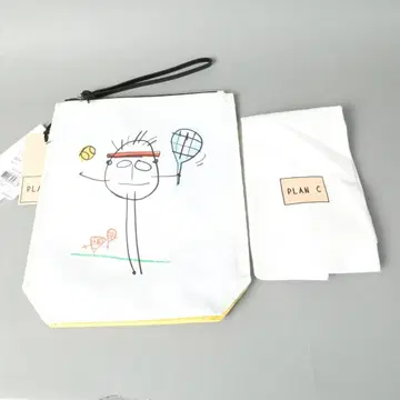 390 새상품 약간의 번역 PLAN C 클러치백 리스트레토 리스트 파우치