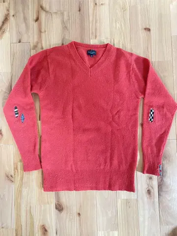 Paul Smith Jeans 빨간색 V넥 스웨터 M