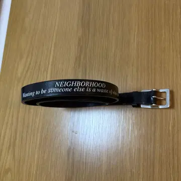 NEIGHBORHOOD 블랙 벨트 사이즈 36