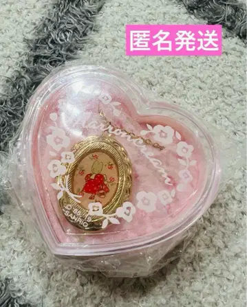 산리오 마론 크림 로켓 펜던트 레어