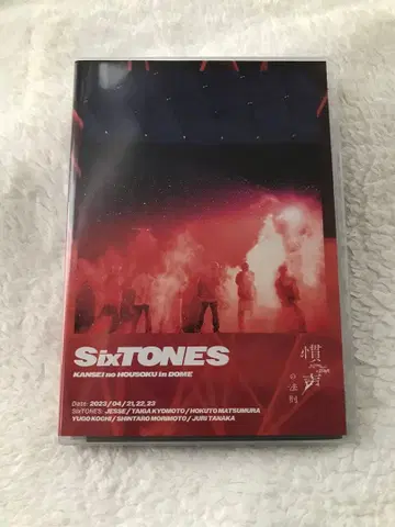[ DVD ] SixTONES 관성의 법칙
