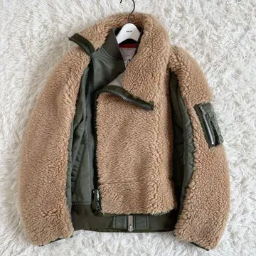 미사용급 사카이 23aw 보아 자켓 블루종 베이지 M 상당
