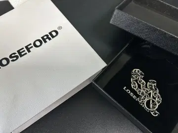 ROSEFORD 실버 체인 팔찌 (20cm.6mm) 원가 8500엔