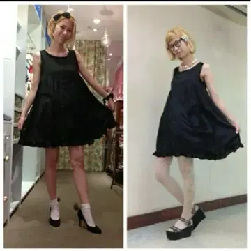 택 포함 새상품 mmts 고양이 레이스 원피스