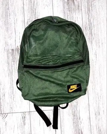 00's Nike 메쉬 백팩 그린