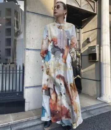 UNDRESSED AMELIA INK ART DRESS 잉크 아트