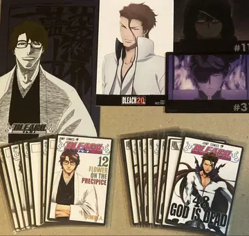 BLEACH 아이젠 소스케 일러스트 엽서 뼈 카드 외 15점