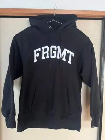 프라그먼트 유니버시티 블랙 후드티 XL FRGMT