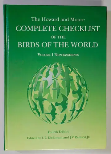 Complete checklist of Birs of the World