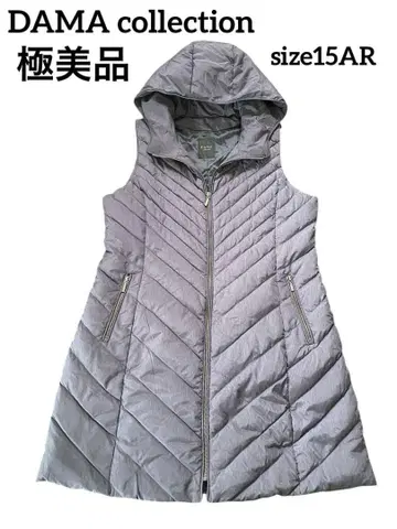 컨디션 최상 dama collection 다운 베스트 롱 퀼팅