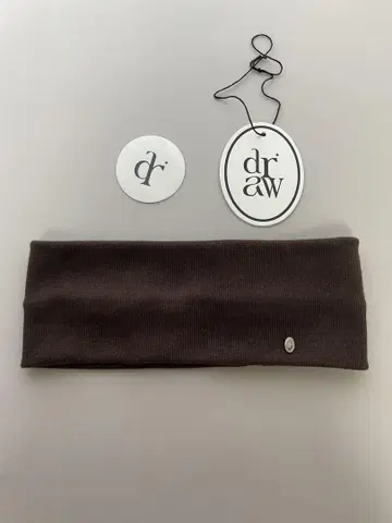 draw 헤어밴드 브라운
