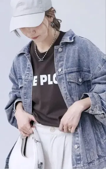 레카 데님 자켓 오버 사이즈