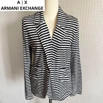 아르마니 익스체인지 테일러드 자켓 보더 L 사이즈