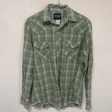 Wrangler 웨스턴 셔츠 00s 스냅 버튼
