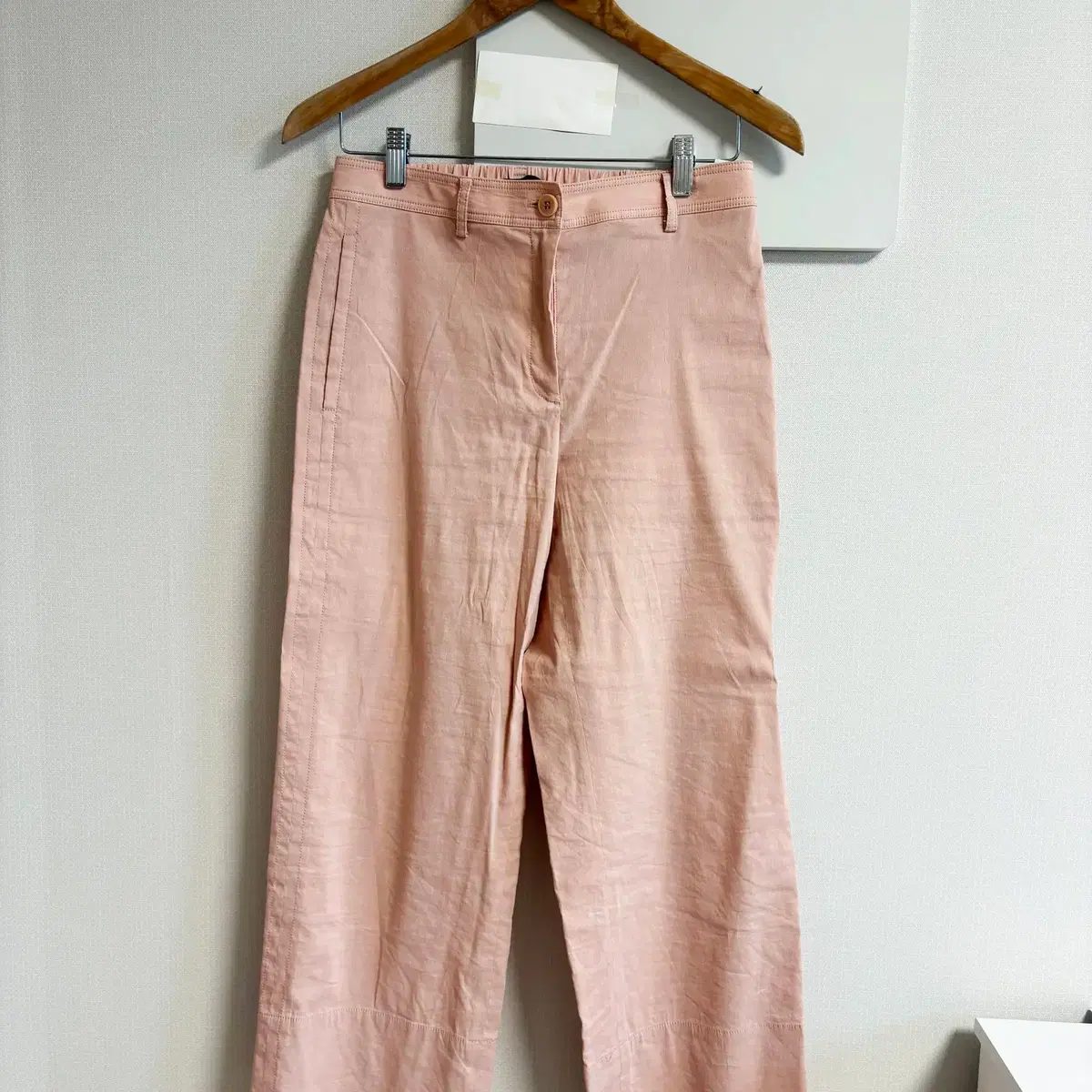 Theory Linen Blend Banding Pants