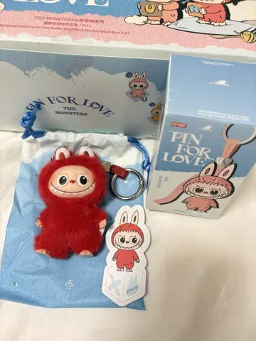 POP MART THE MONSTER PIN FOR LOVE 러브브 X