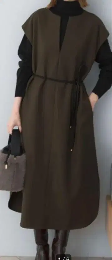 새상품 미사용 어반 리서치 ROSSO 키넥트 벨트 원피스