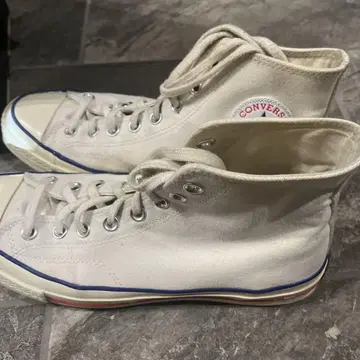 CONVERSE 화이트 하이컷 스니커즈
