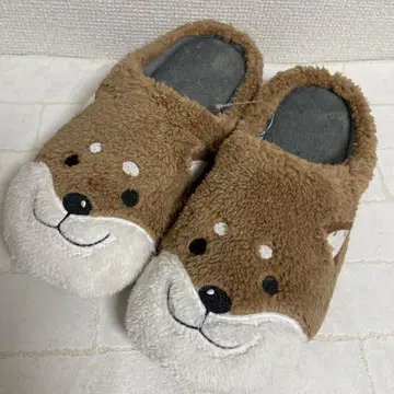 엄청난 인기! 귀여운 시바견 강아지 패턴 슬리퍼!
