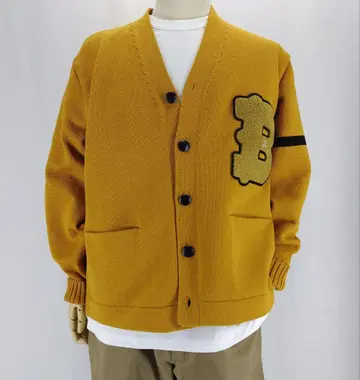 부루코 LETTERED CARDIGAN(MSD) L