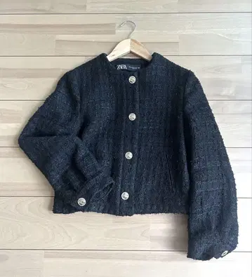 ZARA 트위드 자켓 XS