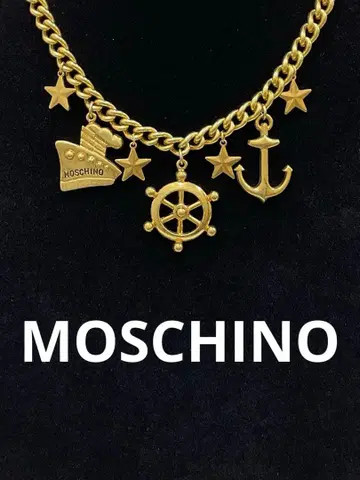 40.891 [ 목걸이 ] MOSCHINO 빈티지 앤티크