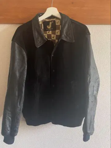 [ Mr.JUNKO ] 미스터 준코 80s 가죽 자켓 바시티 자켓