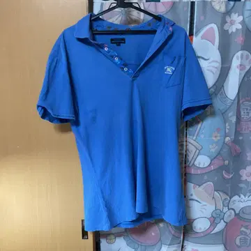 블루 이글 XL 피케 셔츠 파랑