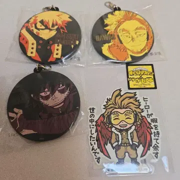 나의 히어로 아카데미아 러버 키링 호크스 다비 바쿠고 카츠키