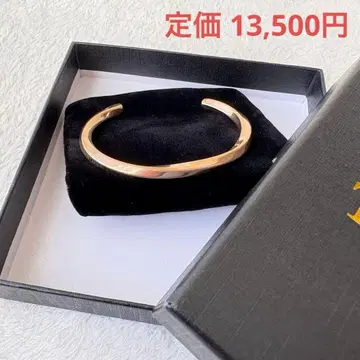 뱅글 핑크 골드 로고 장식 꼬임 디자인 박스 포함 얇은 팔찌