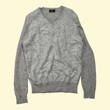 EPOCA UOMO 에포카 워모 그레이 V넥 니트 스웨터 XL