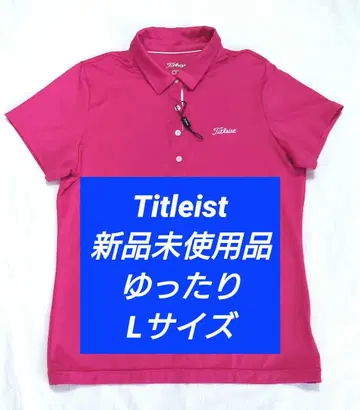 Titleist 여성용 골프웨어 미사용 새상품 L 핑크 루즈핏