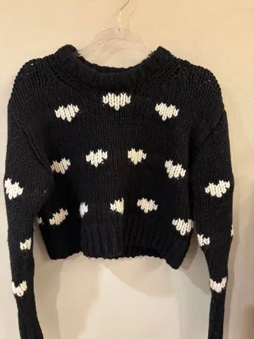 NKNIT 하트 니트 하트 패턴