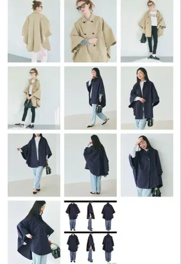 여성용 M 판초 트렌치코트