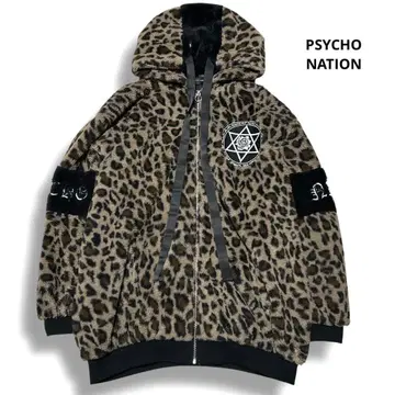 PSYCHO NATION 보아 레오파드 후드티 자켓 48