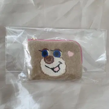 러브러리 바이 페이러 도업 테디 걸 L자 지퍼 파우치