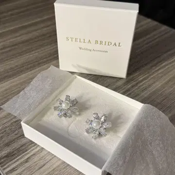 STELLA BRIDAL 꽃 모양 귀찌