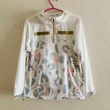 러셀노 레오파드 프린트 나일론 풀오버 자켓 사이즈 1