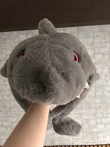 상어 봉제 인형 모자 프리 사이즈